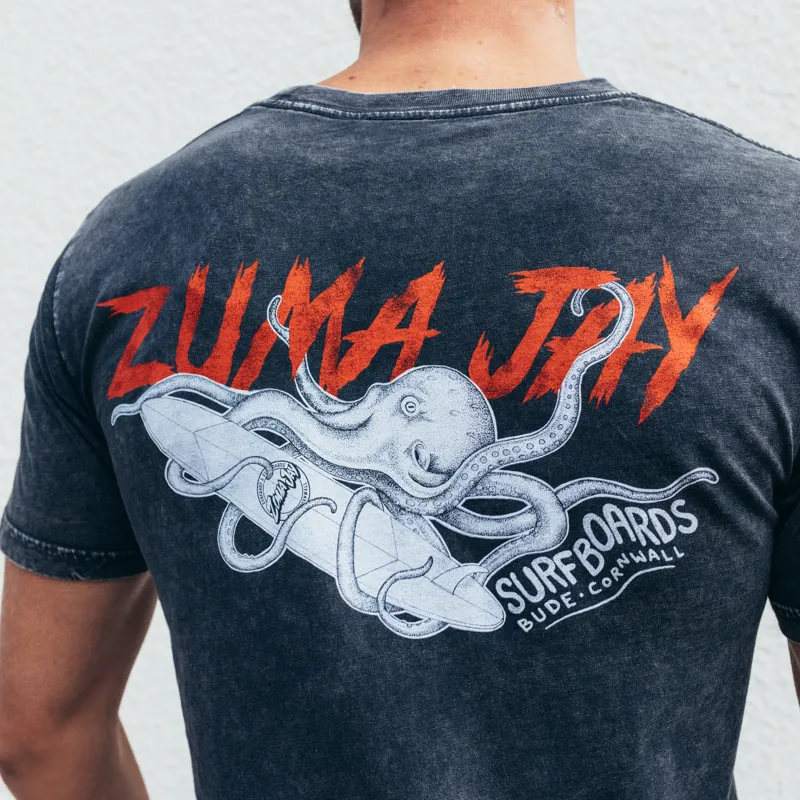 Zuma Jay Octo Tee Black Stone-3